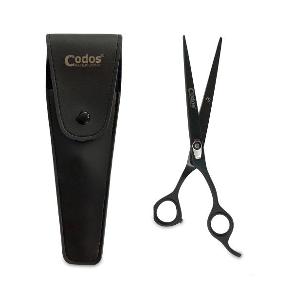 Codos Ножницы парикмахерские прямые FH-8, черные, 20 см, 8″ купить