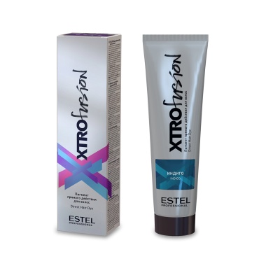 Estel Professional Пигмент прямого действия для волос Xtro Fusion, индиго, 100 мл купить