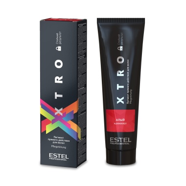 Estel Professional Пигмент прямого действия для волос Xtro Black, алый, 100 мл купить