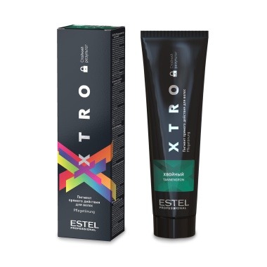 Estel Professional Пигмент прямого действия для волос Xtro Black, хвойный, 100 мл купить