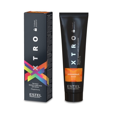 Estel Professional Пигмент прямого действия для волос Xtro Black, оранжевый, 100 мл купить
