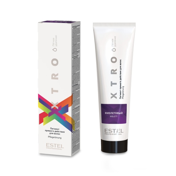 Estel Professional Пигмент прямого действия для волос Xtro White, фиолетовый, 100 мл купить