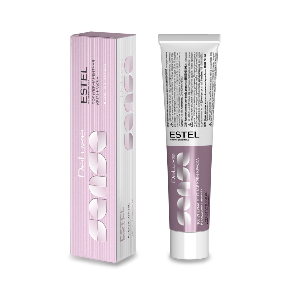 Estel Professional Крем-краска Sense De Luxe, 8.36 светло-русый золотисто-фиолетовый, 60 мл купить