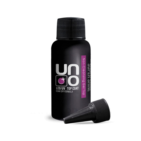 Uno Верхнее покрытие без липкого слоя Top Coat Super Shine, 30 мл купить