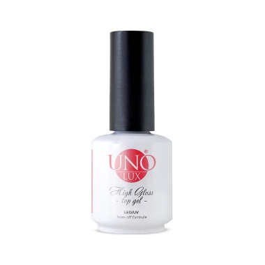 Uno Верхнее покрытие для гель-лака без липкого слоя Lux High Gloss Top Coat, 16 гр купить