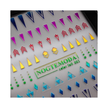 NogteModa Наклейки Color Foil, №002 купить