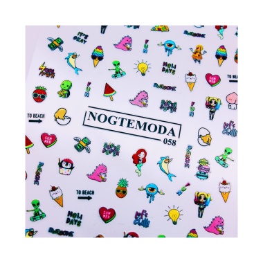 NogteModa Наклейки, №058 купить