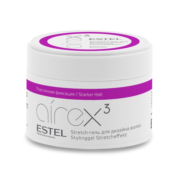 Estel Professional Стрейч-гель для дизайна волос Airex, пластичная фиксация, 65 мл купить