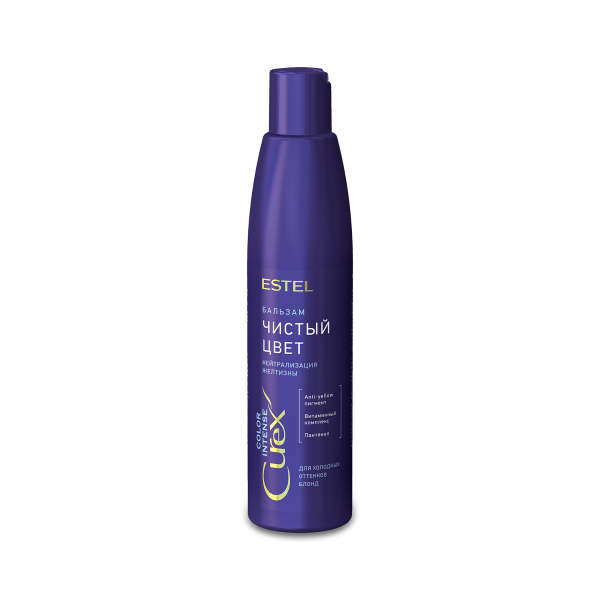 Estel Professional Бальзам Чистый цвет Curex Color Intense, для холодных оттенков блонд, 250 мл купить