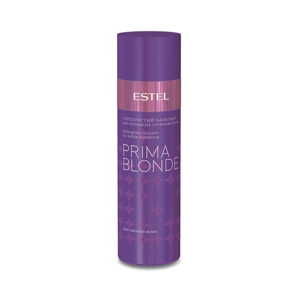 Estel Professional Серебристый бальзам для холодных оттенков блонд Prima Blonde, 200 мл купить