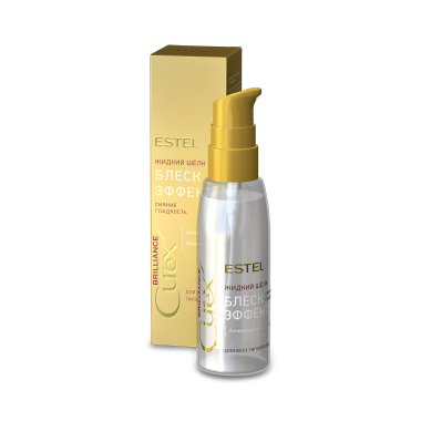 Estel Professional Жидкий шёлк Блеск-эффект для всех типов волос Curex Briliance, 100 мл купить