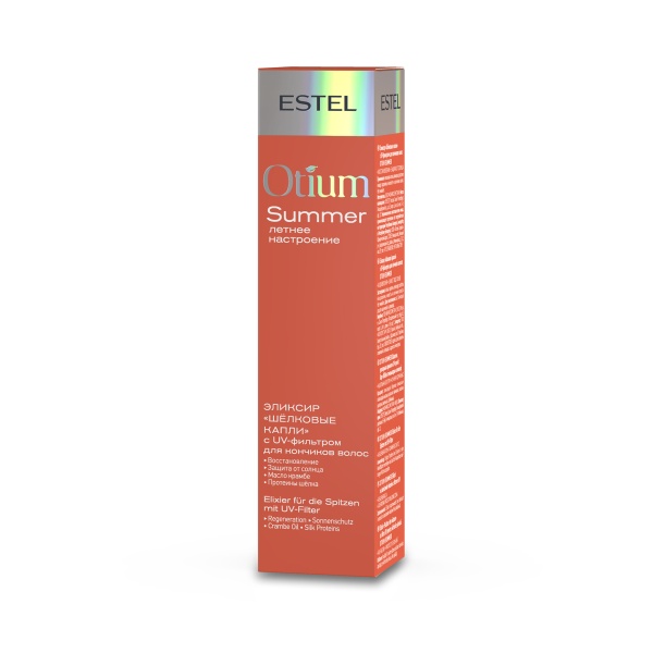 Estel Professional Эликсир Шёлковые капли с UV-фильтром для кончиков волос Otium Summer, 100 мл купить