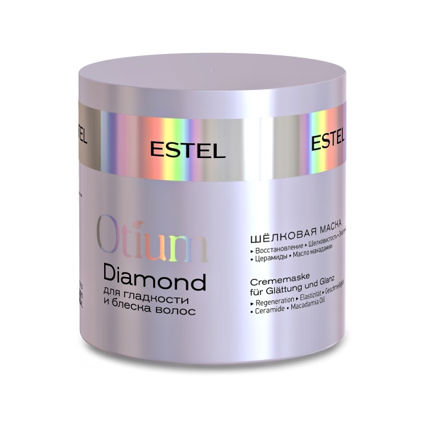 Estel Professional Шёлковая маска для гладкости и блеска волос Otium Diamond, 300 мл купить