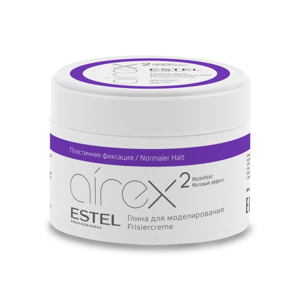 Estel Professional Глина для моделирования волос с матовым эффектом Airex, пластичная фиксация, 65 гр купить