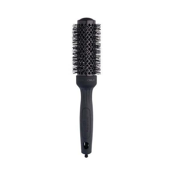 Olivia Garden Термобрашинг Expert Blowout Shine Wavy Bristles Black Label, 35 мм купить