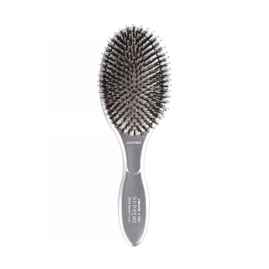 Olivia Garden Щетка для волос Expert Care Oval Boar & Nylon Bristles Silver купить