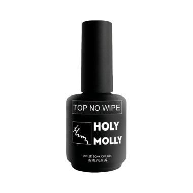 Holy Molly Топ для гель-лака Top No Wipe, 15 мл купить