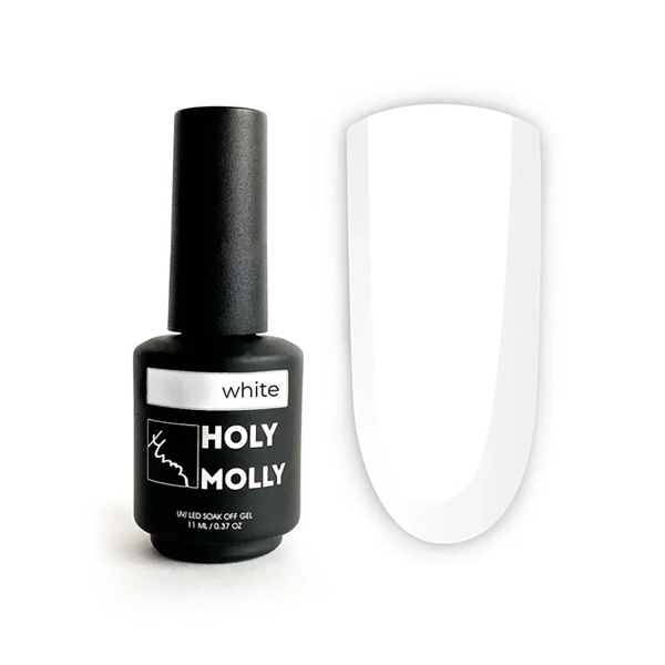 Holy Molly Гель-лак, White, 11 мл купить