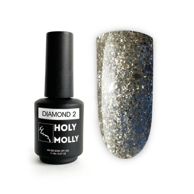Holy Molly Гель-лак Diamond, №02, 11 мл купить