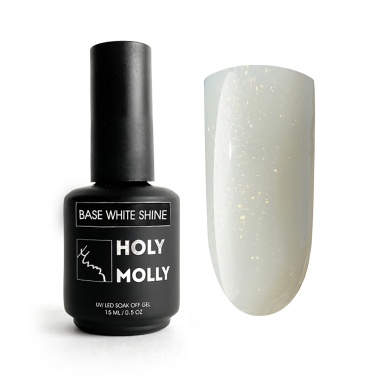 Holy Molly База для гель-лака Base, White Shine, 15 мл купить