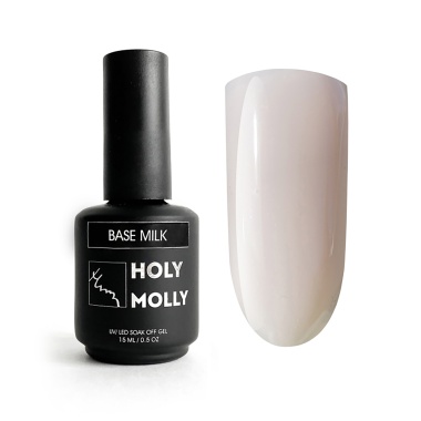 Holy Molly База для гель-лака Base, Milk, 15 мл купить