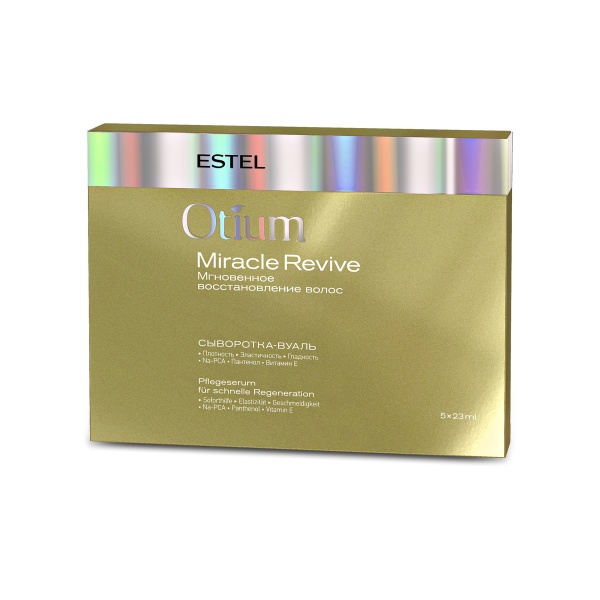 Estel Professional Сыворотка-вуаль для волос Мгновенное восстановление Otium Miracle Revive, 5x23 мл купить