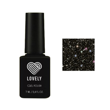Lovely Гель-лак Jewel, оттенок черного бриллианта, 7 мл купить