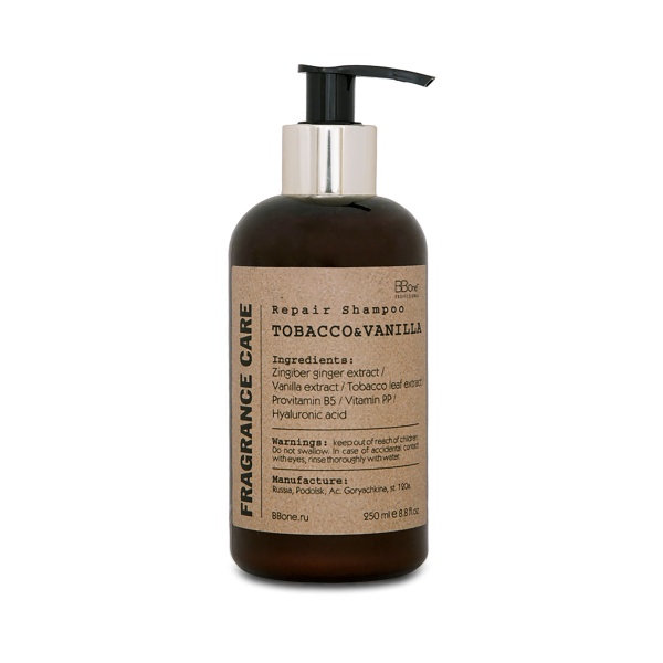 BB One Парфюмированный шампунь Fragrance Repair Shampoo, Tobacco&Vanilla, 250 мл купить