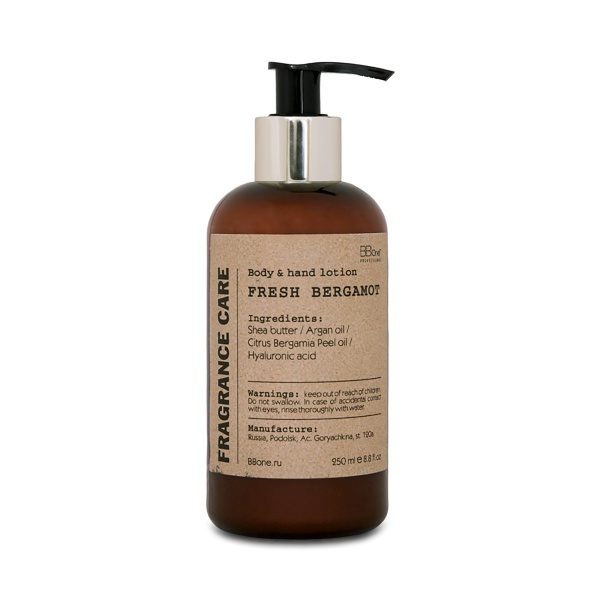 BB One Парфюмированный лосьон Fragrance Body&Hand Lotion, Fresh Bergamot, 250 мл купить