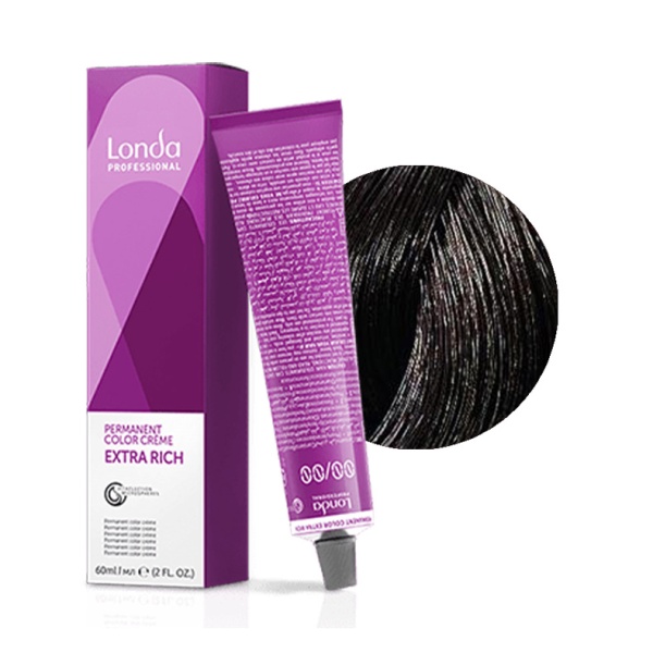 Londa Professional Стойкая крем-краска Londacolor, 4/0 шатен, 60 мл купить