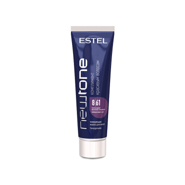 Estel Professional Тонирующая маска для волос Newtone, 8/61 светло-русый фиолетово-пепельный, 60 мл купить