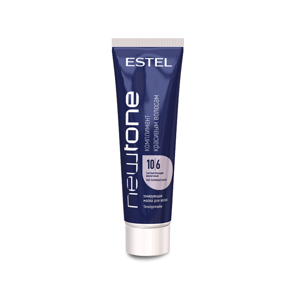 Estel Professional Тонирующая маска для волос Newtone, 10/6 светлый блондин фиолетовый, 60 мл купить