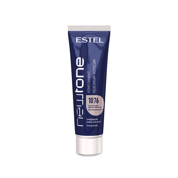 Estel Professional Тонирующая маска для волос Newtone, 10/76 светлый блондин коричнево-фиолетовый, 60 мл купить