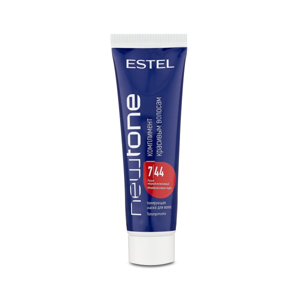 Estel Professional Тонирующая маска для волос Newtone, 7/44 русый медный интенсивный, 60 мл купить