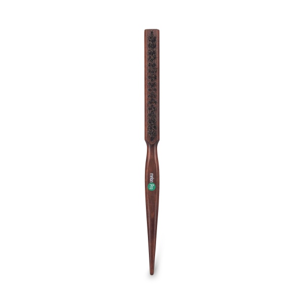 Melon Pro Щетка для начеса трехрядная, натуральная щетина, узкая ручка купить