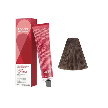 Londa Professional Крем-краска для волос Extra-Coverage, 5/07 светлый шатен натурально коричневый, 60 мл купить