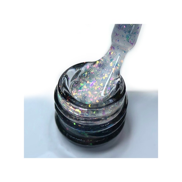 ToFi-nails Глянцевый топ для гель-лака с радужными хлопьями Unicorn, 10 мл купить