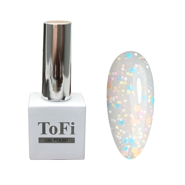 ToFi-nails Камуфлирующая база Color Base Confetti, №005, 10 мл купить