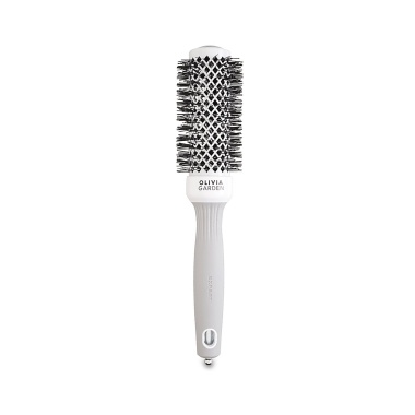 Olivia Garden Термобрашинг Expert Blowout Shine White & Grey, 35 мм купить