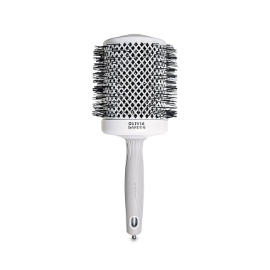 Olivia Garden Термобрашинг Expert Blowout Shine White & Grey, 80 мм купить