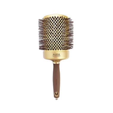 Olivia Garden Термобрашинг Expert Blowout Shine Wavy Bristles Gold & Brown, 80 мм купить