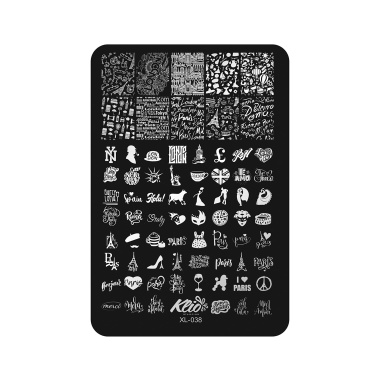 Klio professional Пластина для стемпинга, XL-038 купить