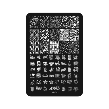 Klio professional Пластина для стемпинга, XL-043 купить