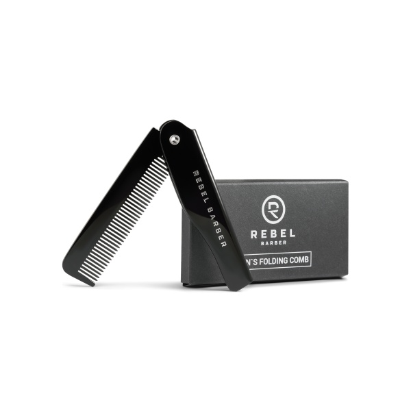 Rebel Barber Расческа для бороды Folding Beard Comb купить