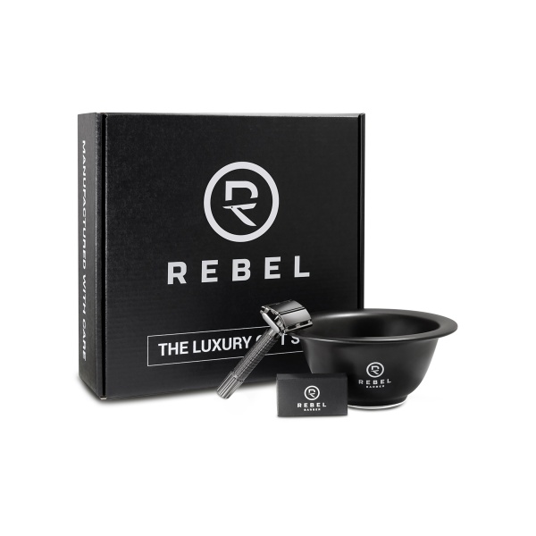 Rebel Barber Подарочный набор Compact Midnight Black купить