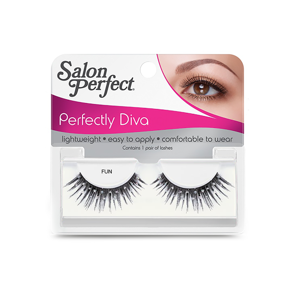 Salon Perfect Накладные ресницы на ленте Fun Perfectly Diva, черные купить