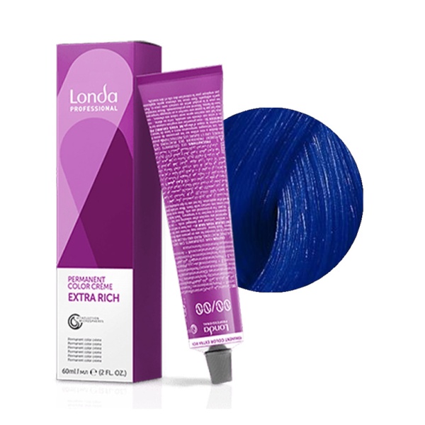 Londa Professional Крем-краска для волос Londacolor, 0/88 интенсивный синий микстон, 60 мл, несовершенство упаковки купить