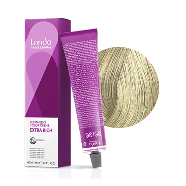 Londa Professional Стойкая крем-краска Londacolor, 10/1 яркий блонд пепельный, 60 мл, несовершенство упаковки купить