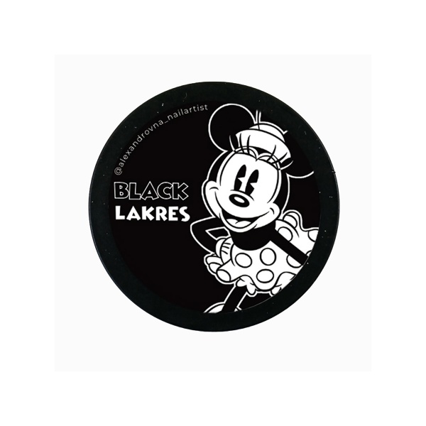 Lakres Гель-паста Mickey Mouse, Black черная, 5 гр купить