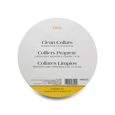 GiGi Бумажные воротнички на аппараты для разогрева воска в банках Clean Collars, 20 шт купить